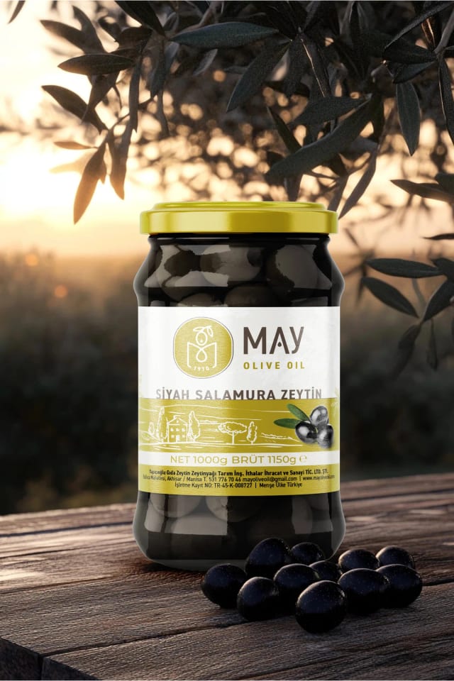 Doğal Siyah Salamura Zeytin - 1kg | Taze, Katkısız Ve Ege'nin Özgün Lezzeti